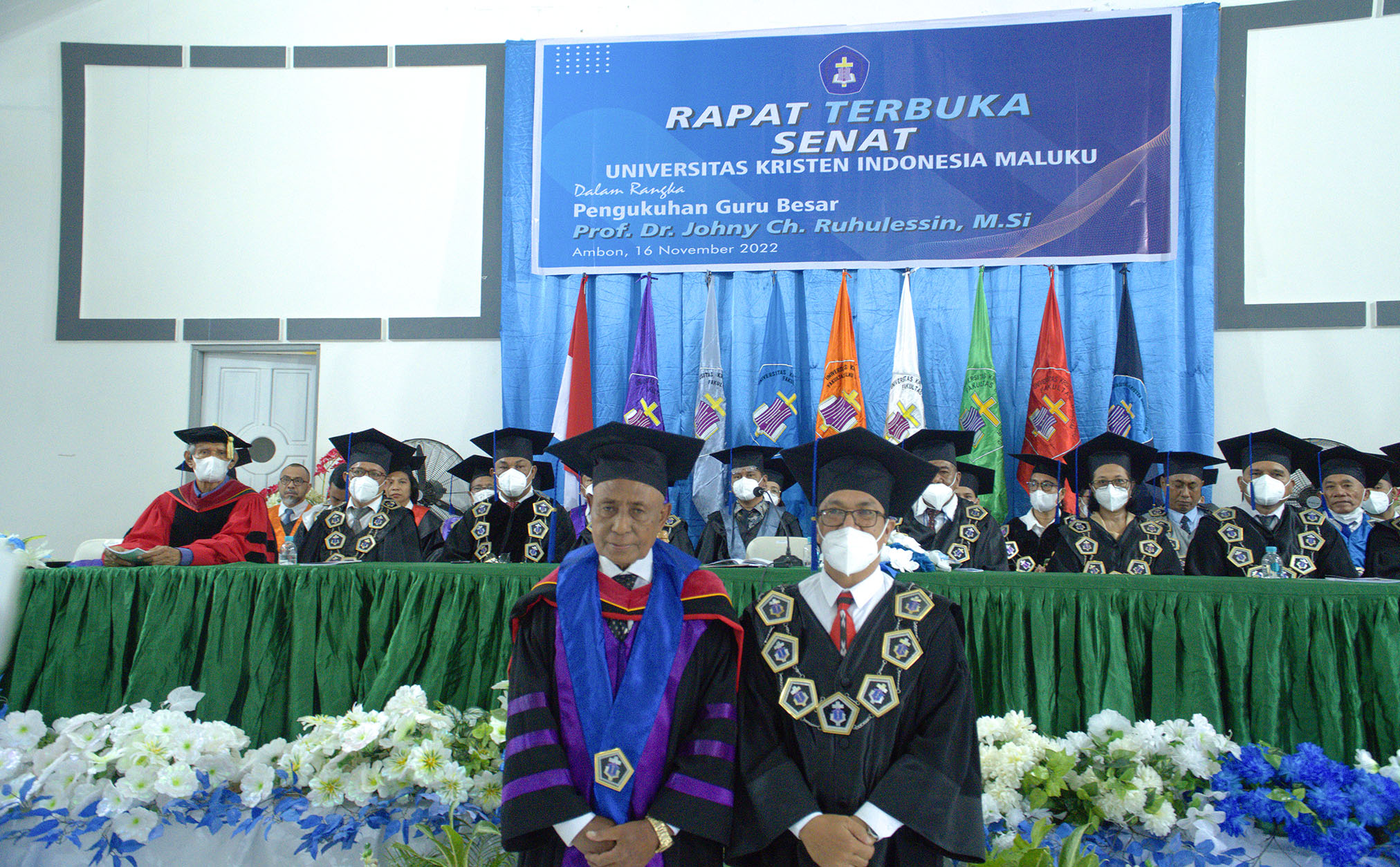 Pengukuhan Guru Besar bidang Sosiologi dan Teologi Agama, Prof. Dr. Johny Chr. Ruhulessin,M.Si.