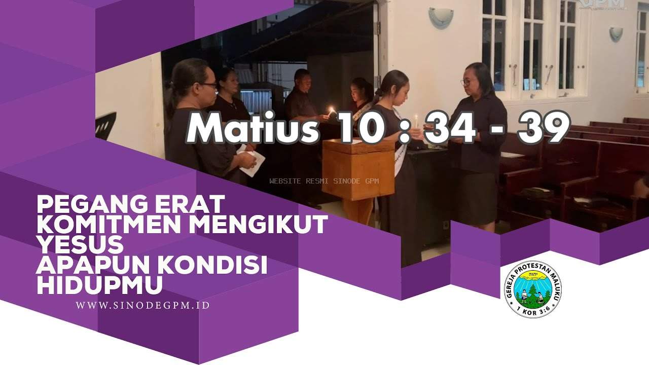  Pegang Erat Komitmen Mengikut Yesus 