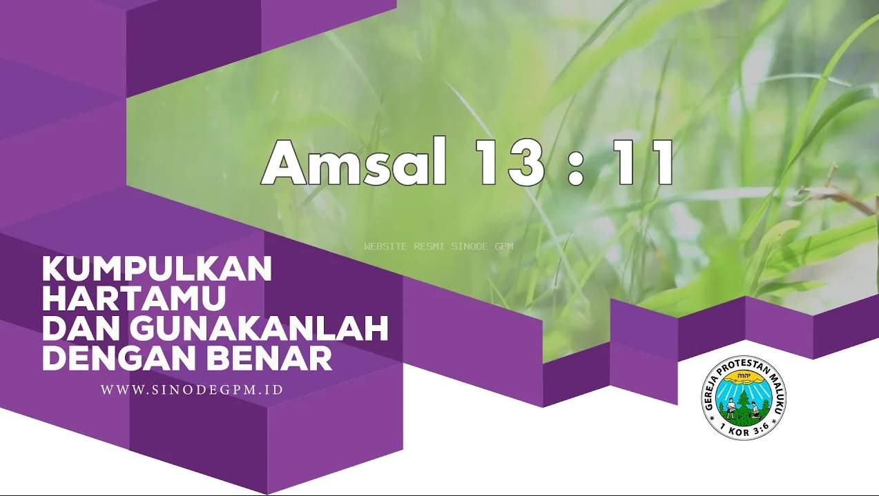 Kumpulkan Hartamu dan Gunakanlah Dengan Benar 