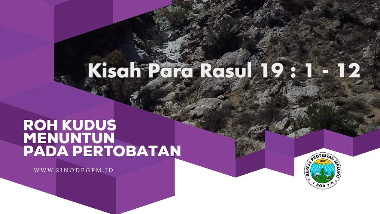 Roh Kudus Menuntun Pada Pertobatan