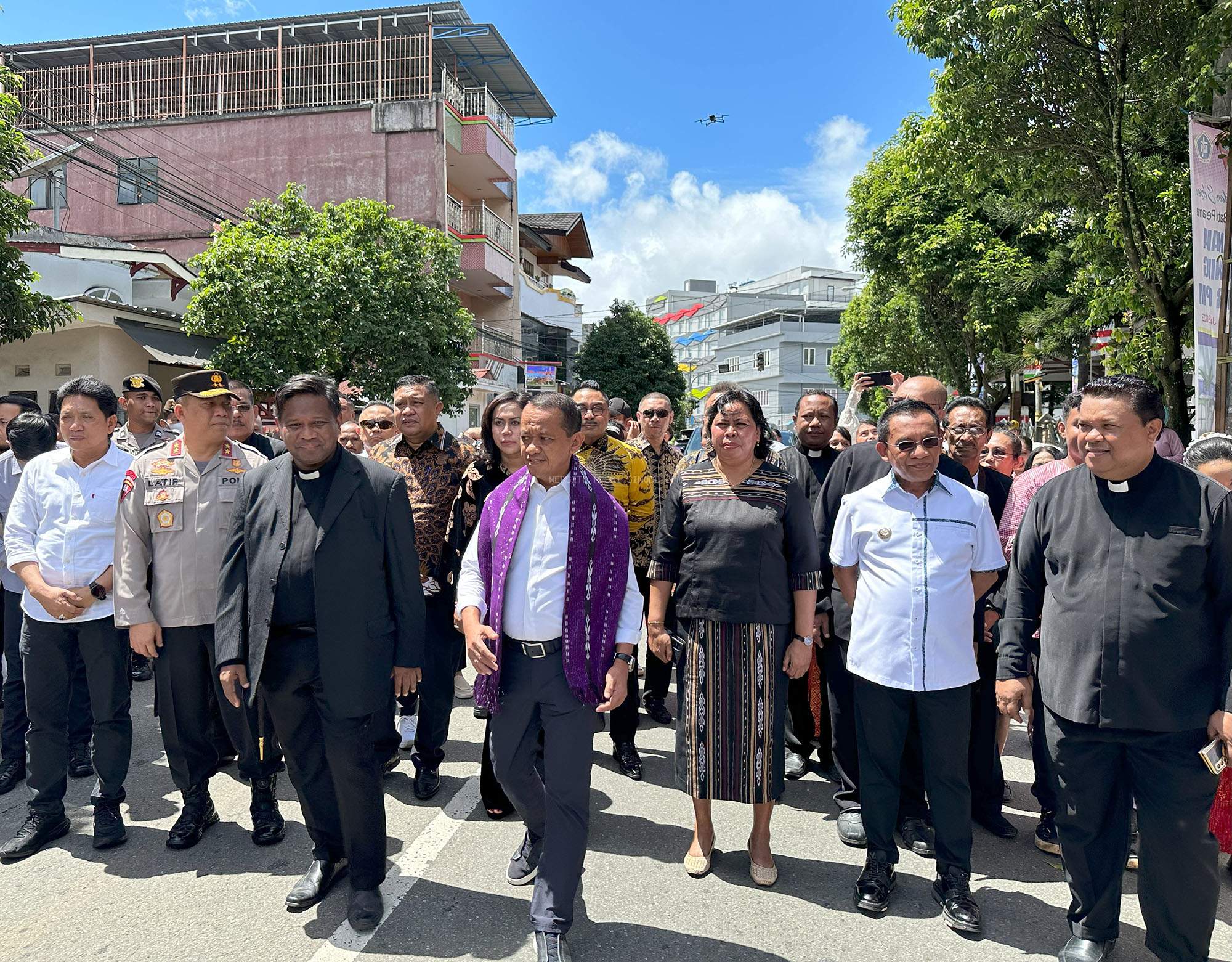 Menteri BKPM RI Letakan Batu Pertama Pembangunan Gedung Sitanala Learning Center