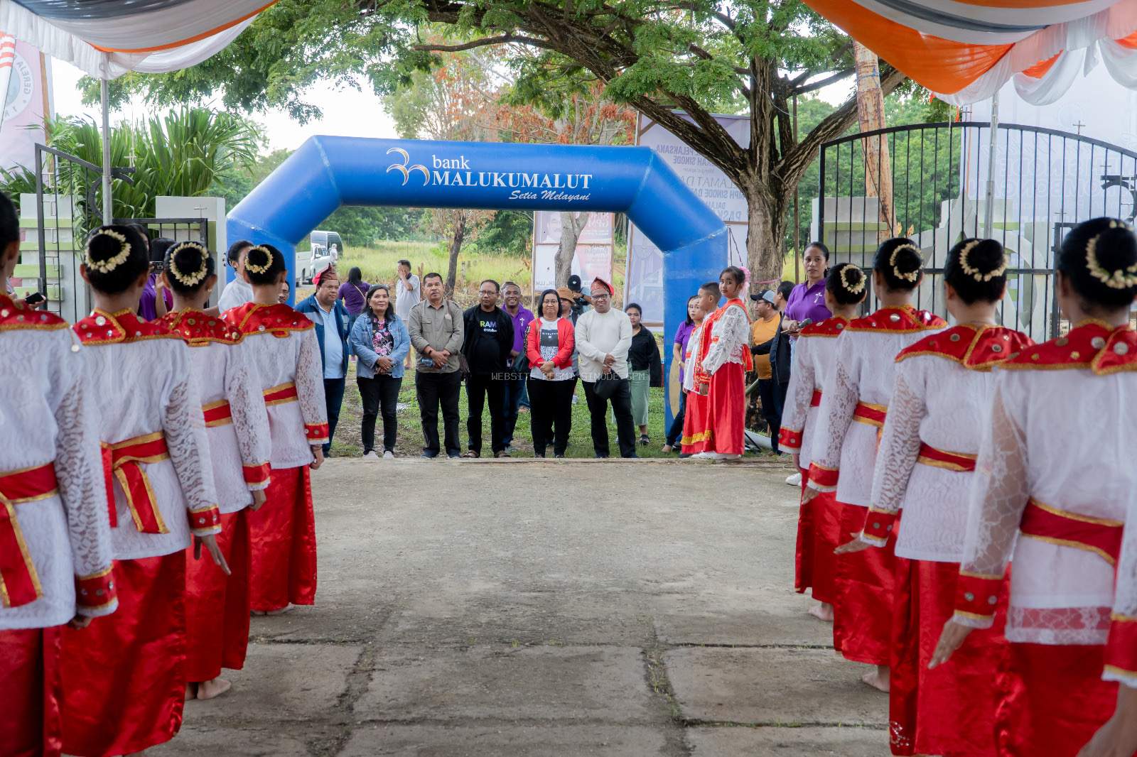 Klasis Buru Utara Sambut kedatangan tamu Perayaan Paskah Sinode GPM tahun 2024